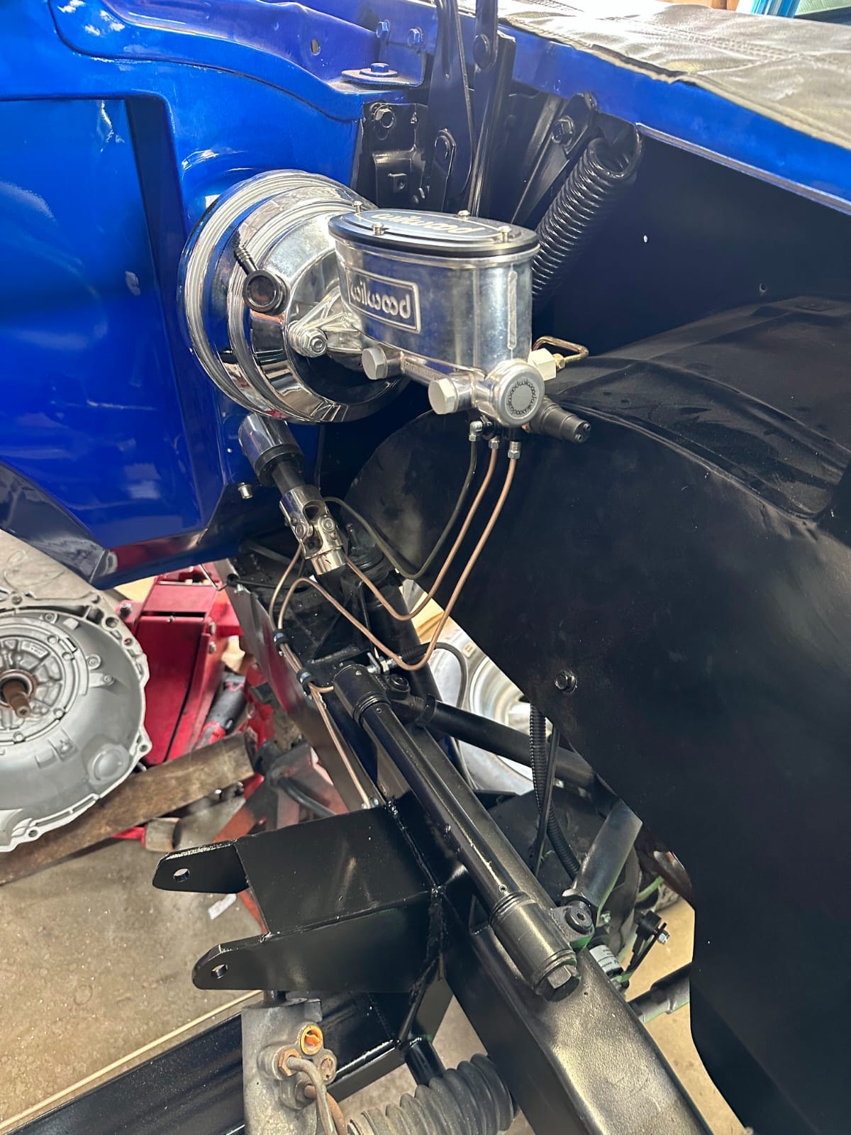 Wilwood master cylinder & brake plumbing